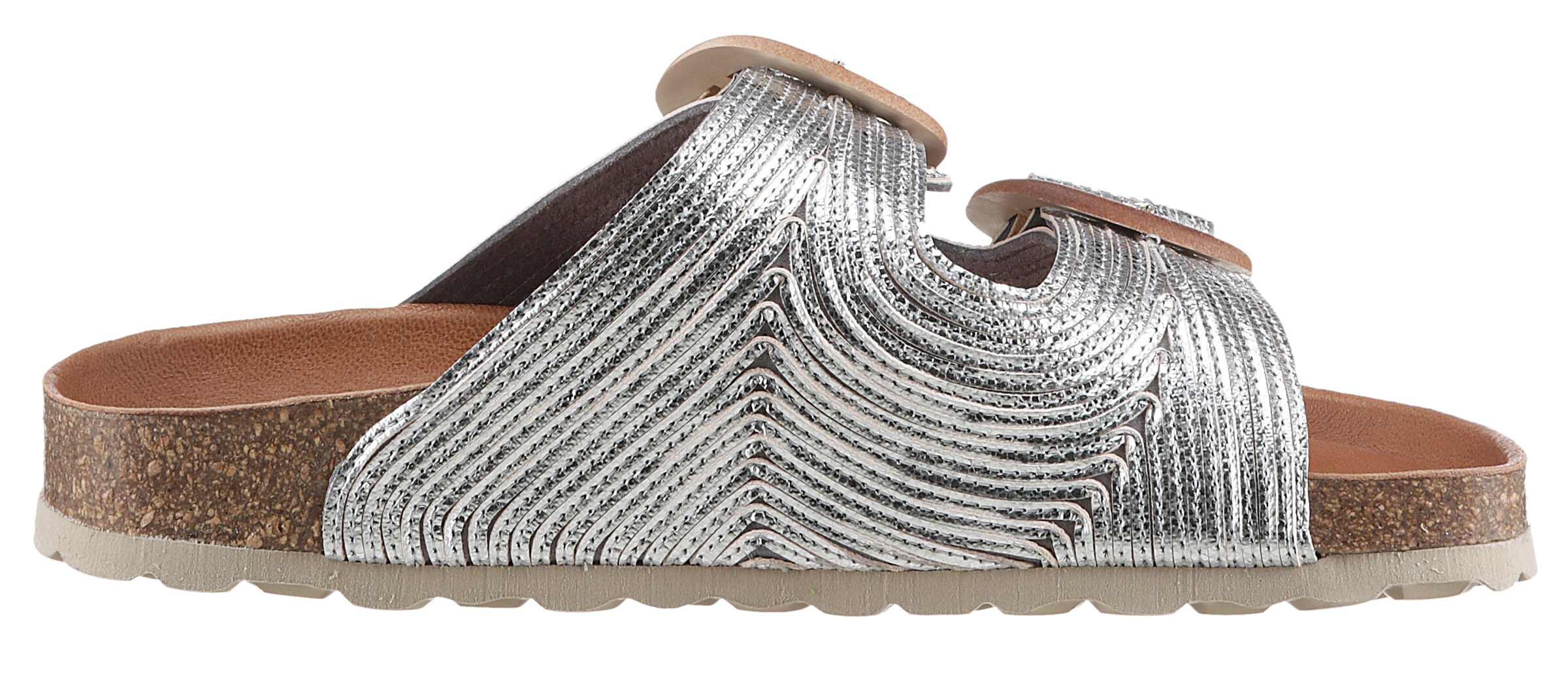VERBENAS Pantolette 'Ruth' in Silber