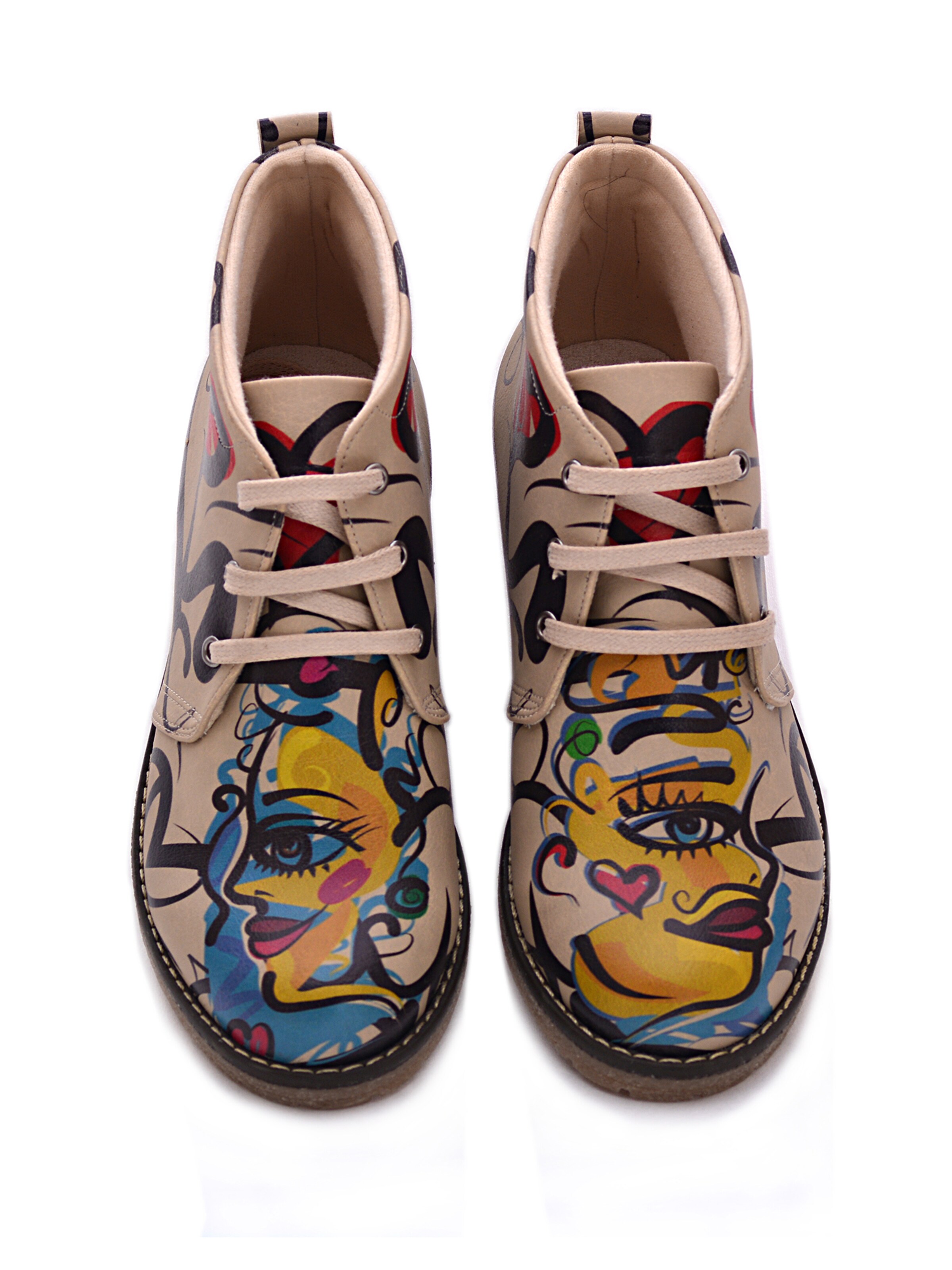 Goby - Botas de tobillo 'Women's shoes Goby lace up ankle shoes PH217' en Mezcla de colores