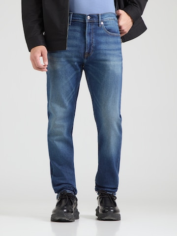 mėlyna Calvin Klein Jeans Siaurėjantis Džinsai: priekis