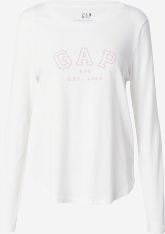 GAP Shirt in Wit: voorkant