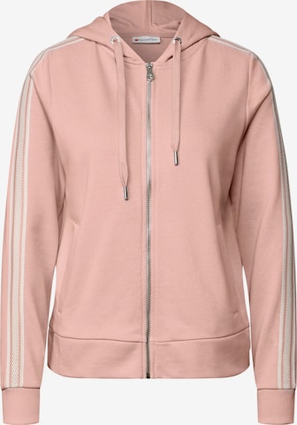 Giacca di felpa di STREET ONE in rosa: frontale