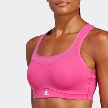 ADIDAS SPORTSWEAR Bustier Sport bh 'Alpha' in Roze