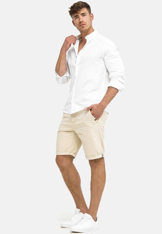 INDICODE JEANS Regular Pants 'Cuba' in Beige