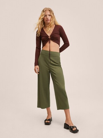MANGO Zvonové kalhoty Kalhoty 'Cintia 2' – zelená