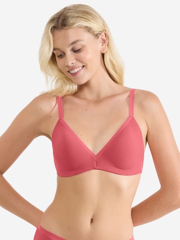 SLOGGI Push-up Bra ' Blue ZERO Feel Air THE UP ' in Red: front