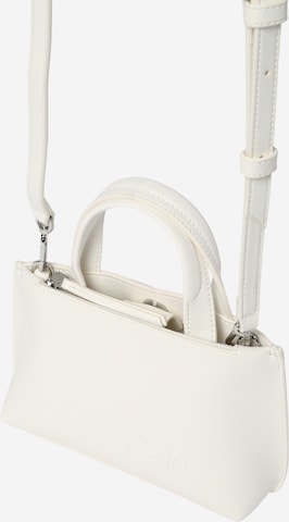 Calvin Klein - Bolso de mano en blanco: frente