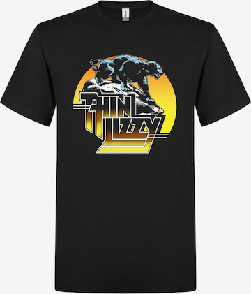 Thin Lizzy Koszulka 'Thin Lizzy Nightlife T-Shirt' w kolorze czarny: przód