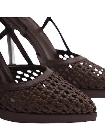 Limoya - Zapatos destalonado 'Silvie' en marrón