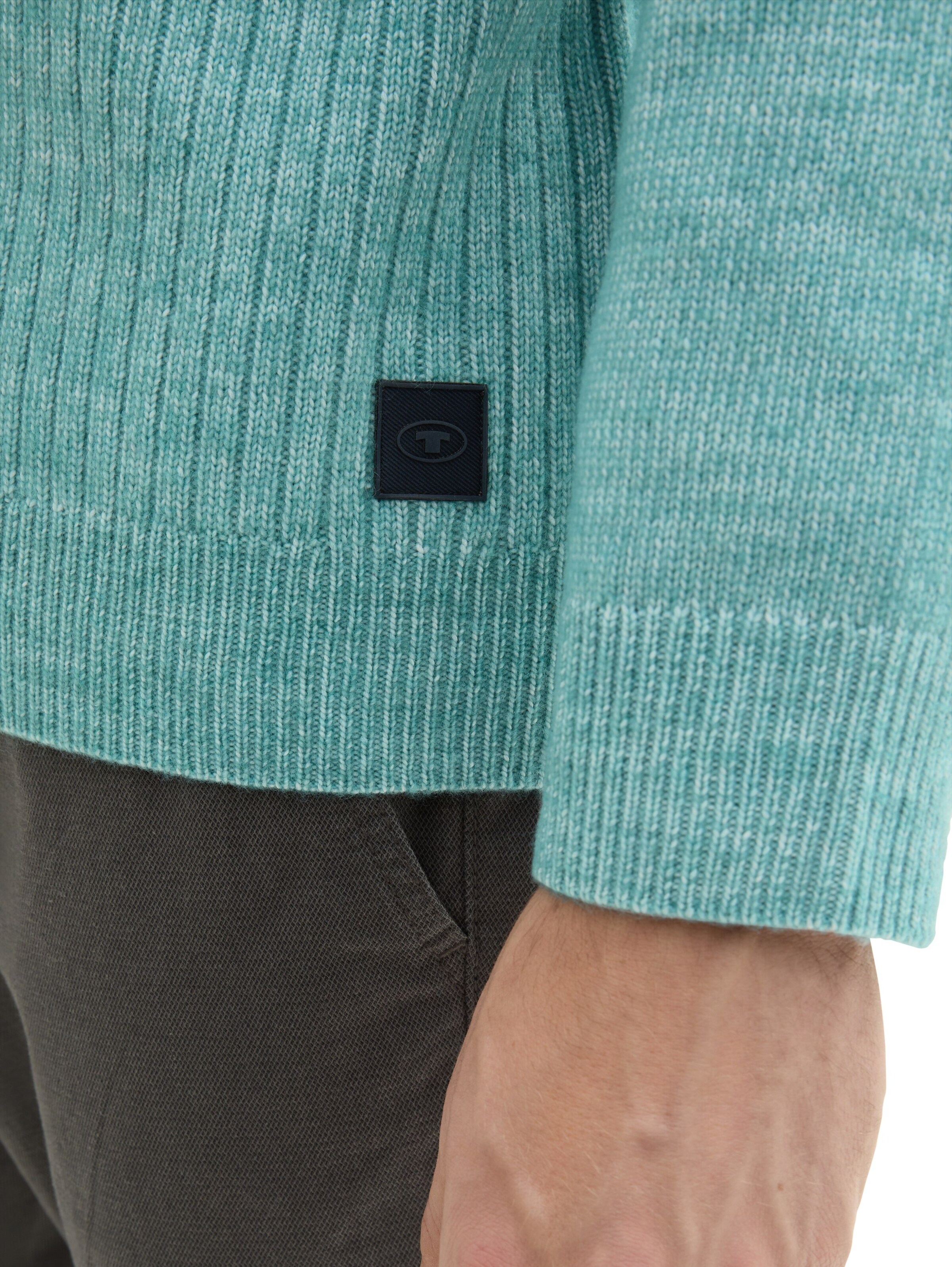 TOM TAILOR Pullover in Grün
