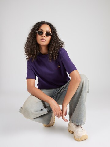 Carhartt WIP T-shirt 'American Script' i lila