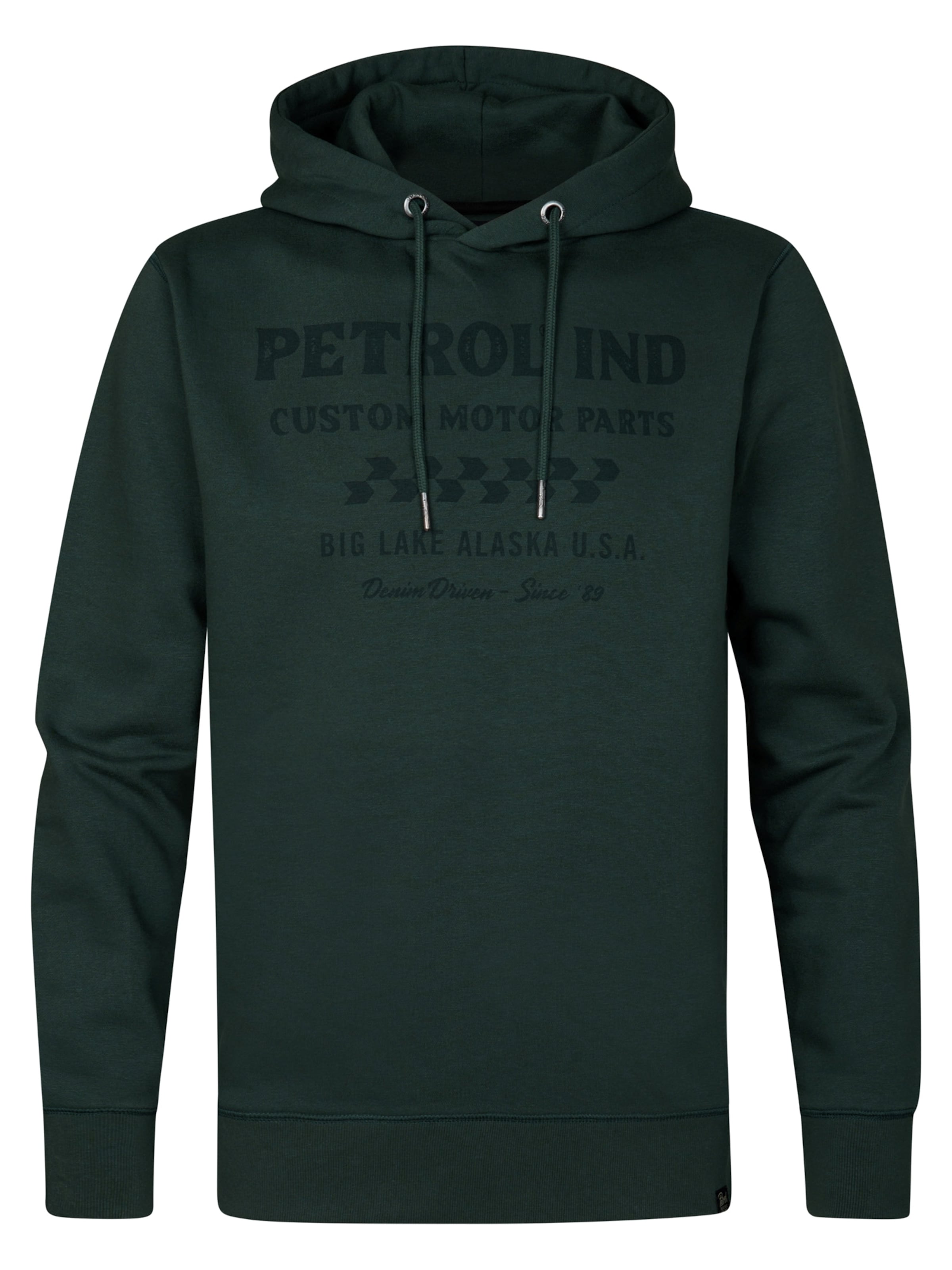 Petrol Industries Sweatshirt 'Kowak' in Green: front