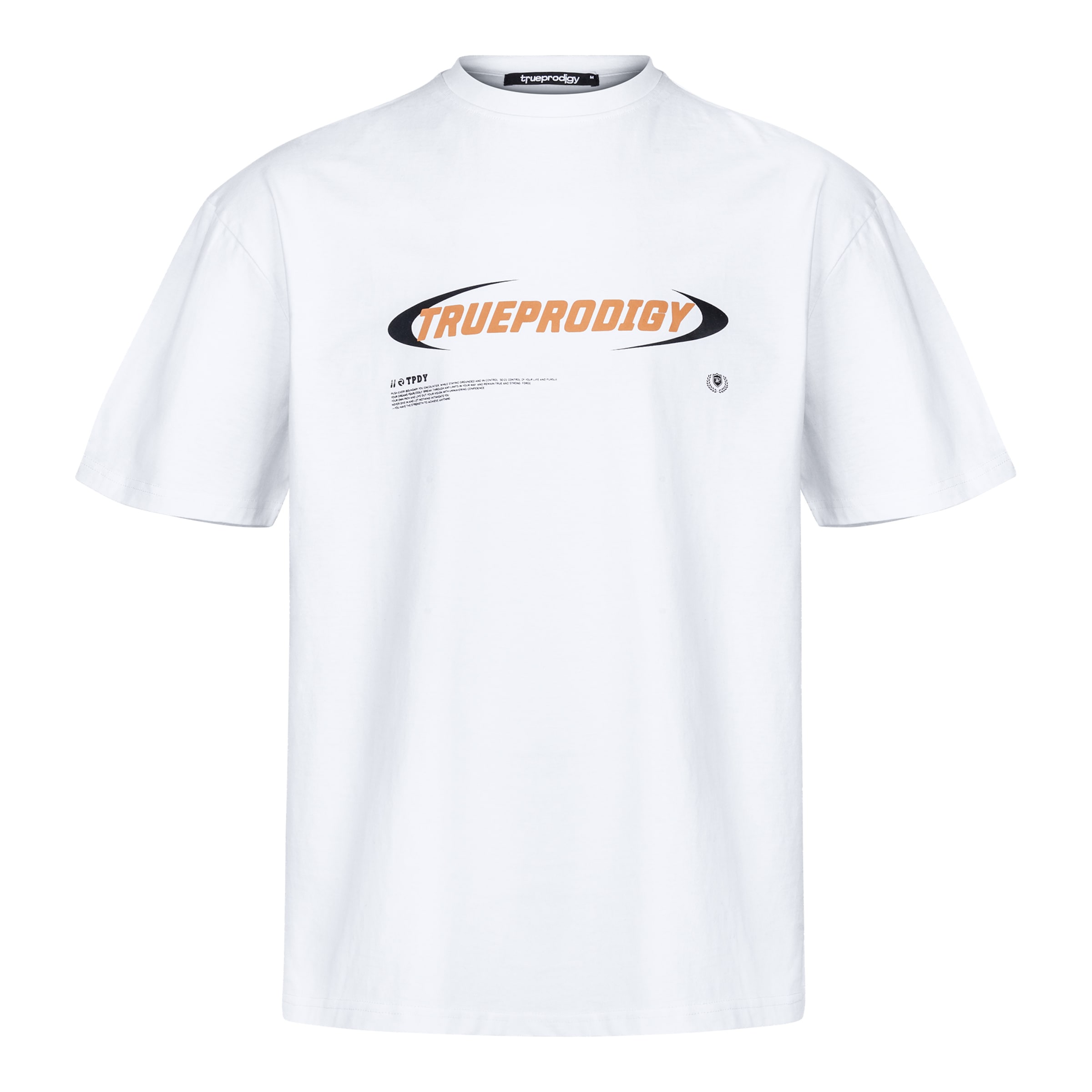 trueprodigy T-Shirt 'Ravi F' in Weiß: Vorderseite