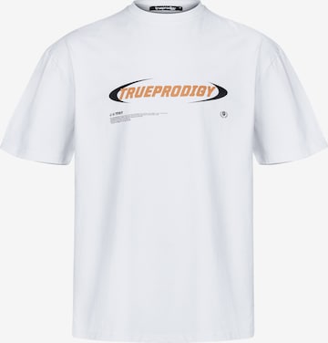 trueprodigy Koszulka 'Ravi F' w kolorze biały: przód