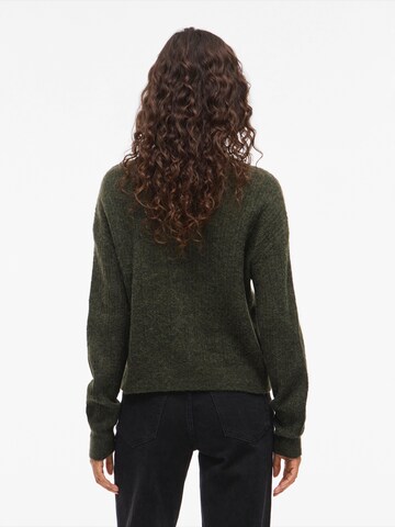 VILA Knit Cardigan 'VIPretty' in Green