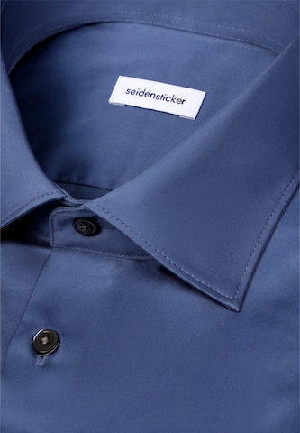 Coupe slim Chemise SEIDENSTICKER en bleu