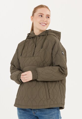 Weather Report Winter jacket 'Valeria' in Brown: front