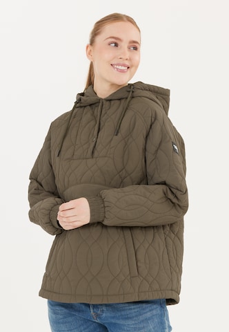 Weather Report Winter Jacket 'Valeria' in Brown: front