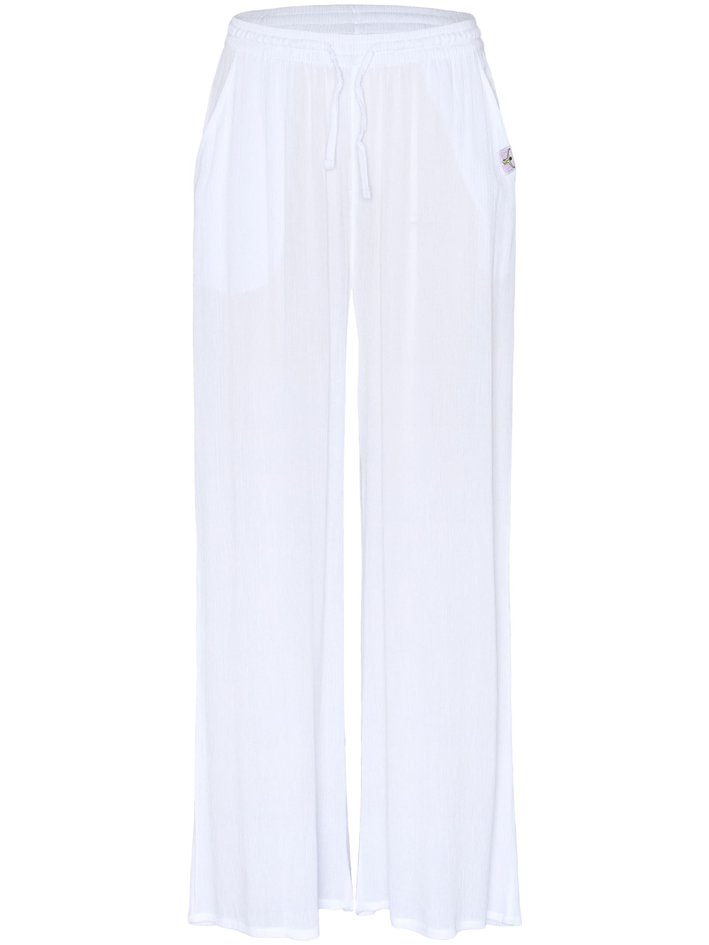 CHIEMSEE Loose fit Pants in White: front