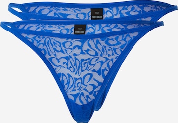 WEEKDAY - Tanga em azul: frente