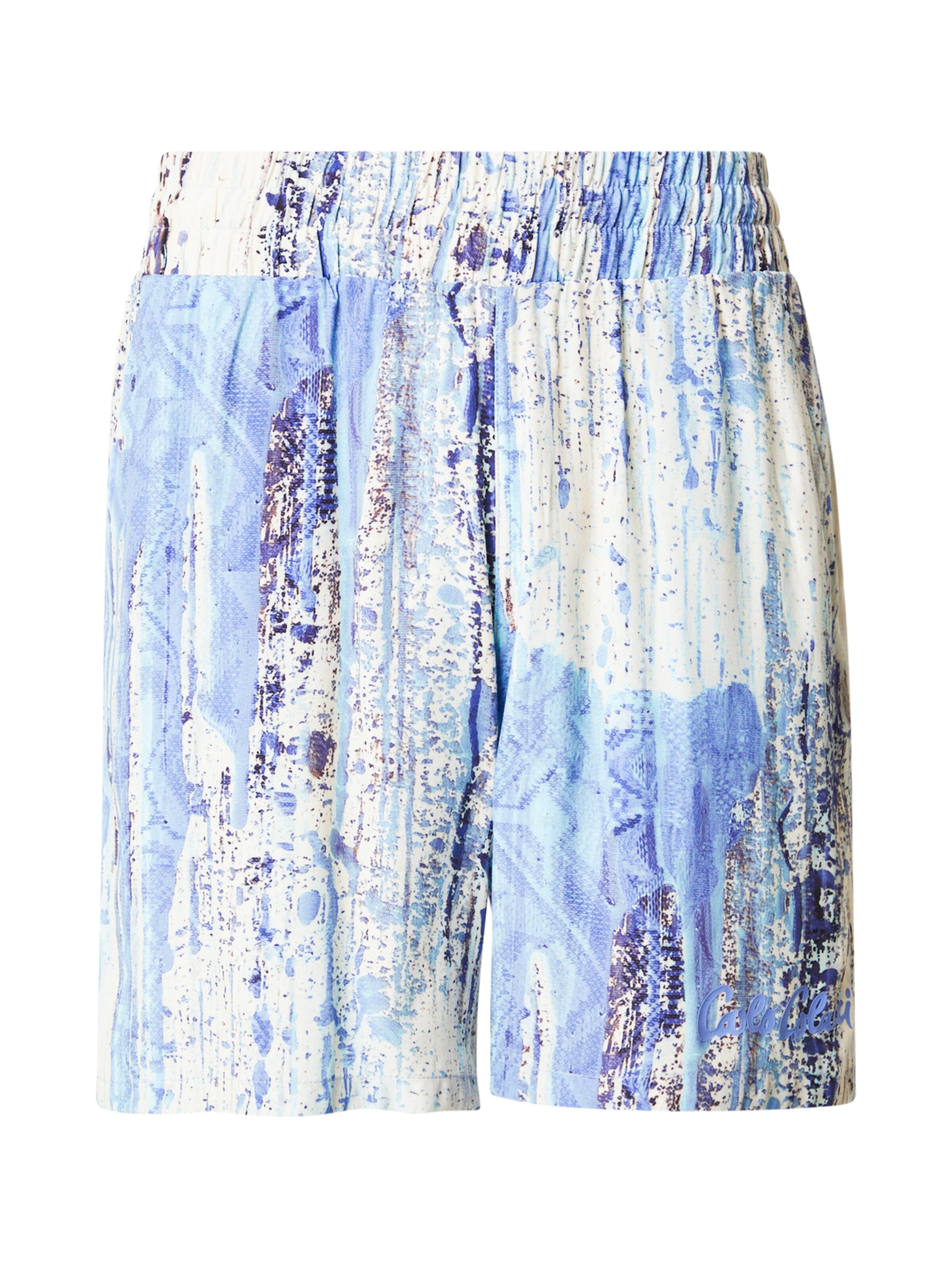 Carlo Colucci Štandardný strih Nohavice - Modrá: predná strana