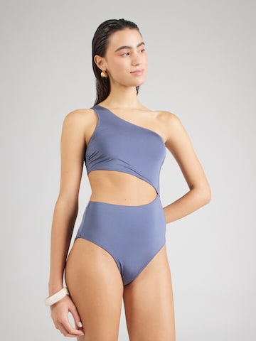 Maillot de bain 'Trina Shiny' Lindex en bleu : devant