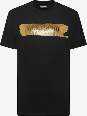 Plein Sport Shirt 'Silver Brush' in Black: front