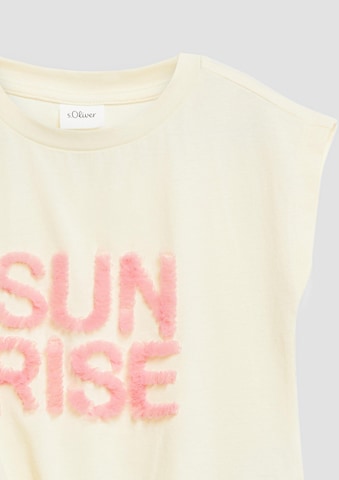s.Oliver T-Shirt in Gelb