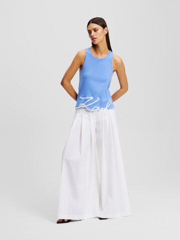 Top di Karl Lagerfeld in blu