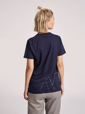 Hummel Functioneel shirt 'Cima' in Blauw: voorkant