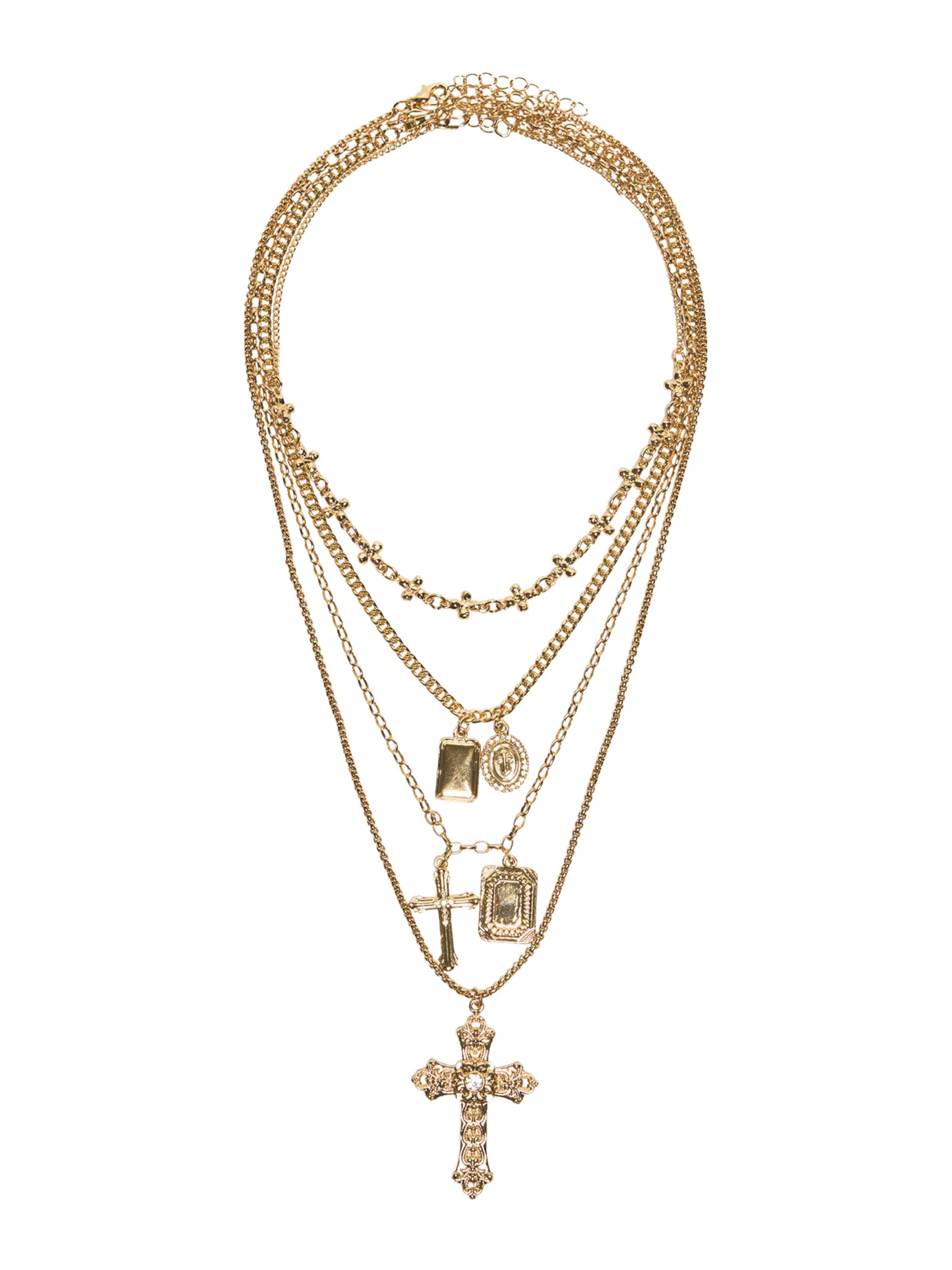 Bershka Necklace in Gold, Item view
