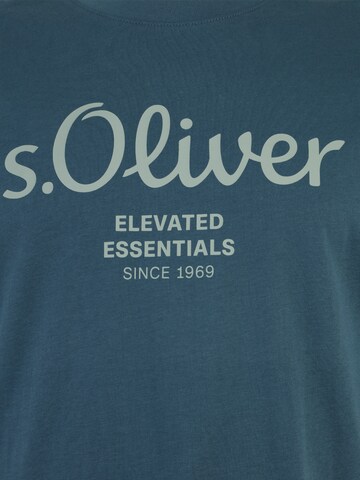 s.Oliver Men Big Sizes Shirt in Blue