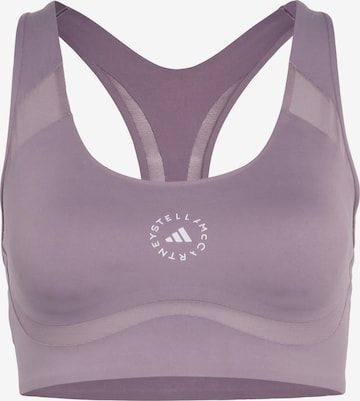 ADIDAS BY STELLA MCCARTNEY - Bustier Sujetador deportivo 'Power Impact' en lila: frente