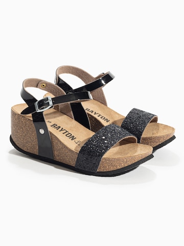 Sandales 'RUDY' Bayton en noir