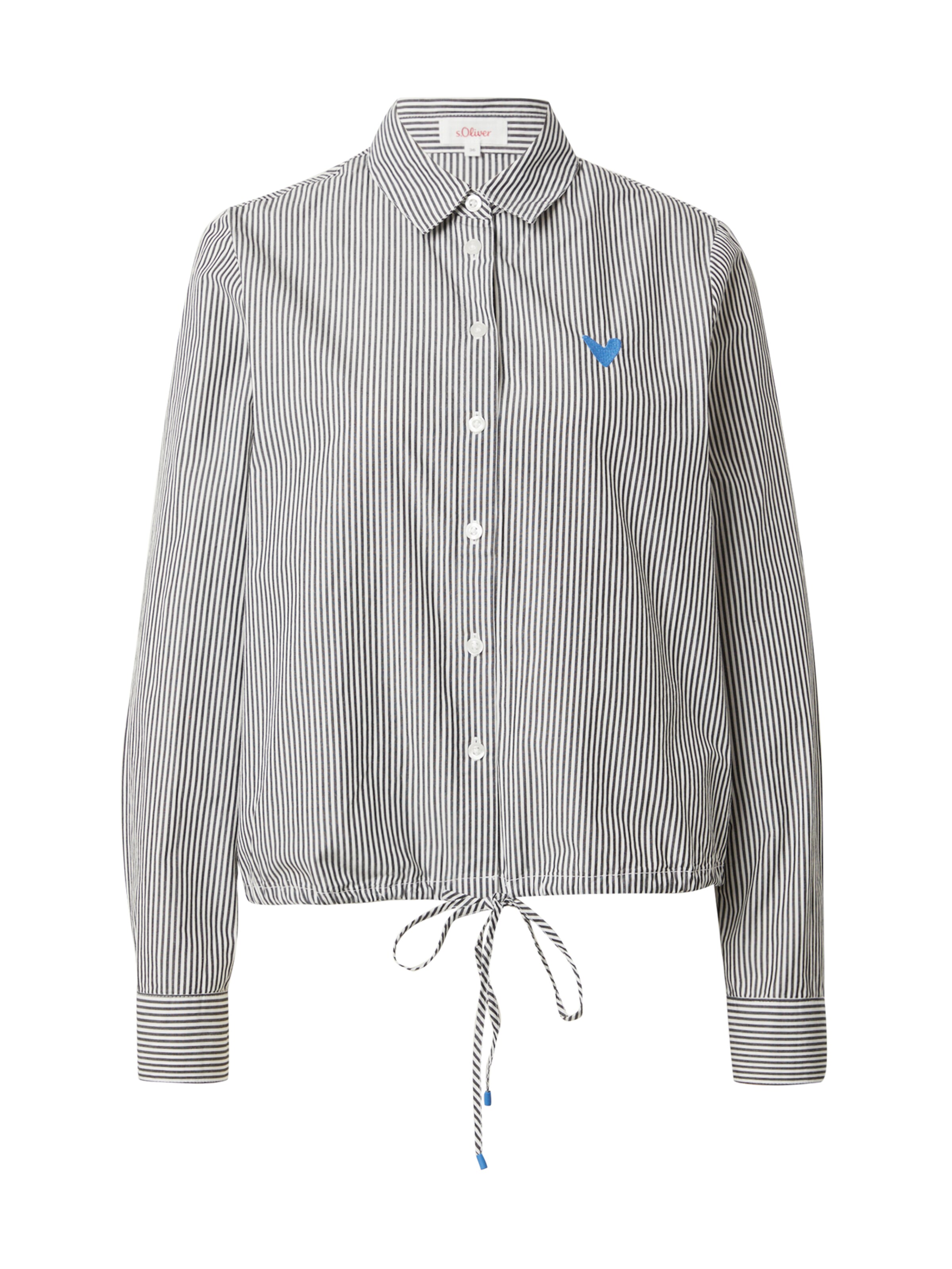 s.Oliver Bluse in Grau: Vorderseite