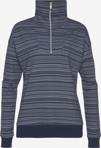 Sweat-shirt s.Oliver en bleu : devant