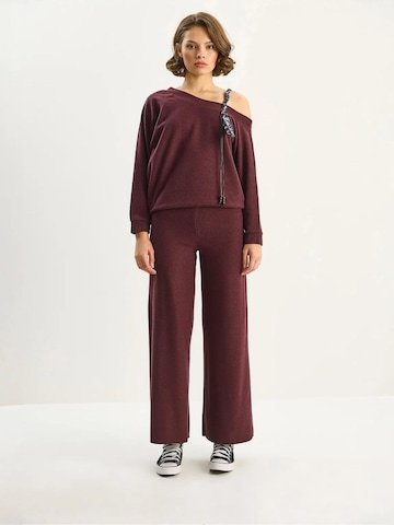 Bianco Lucci - Roupa de casa 'Zweiteiliges Set' em vermelho