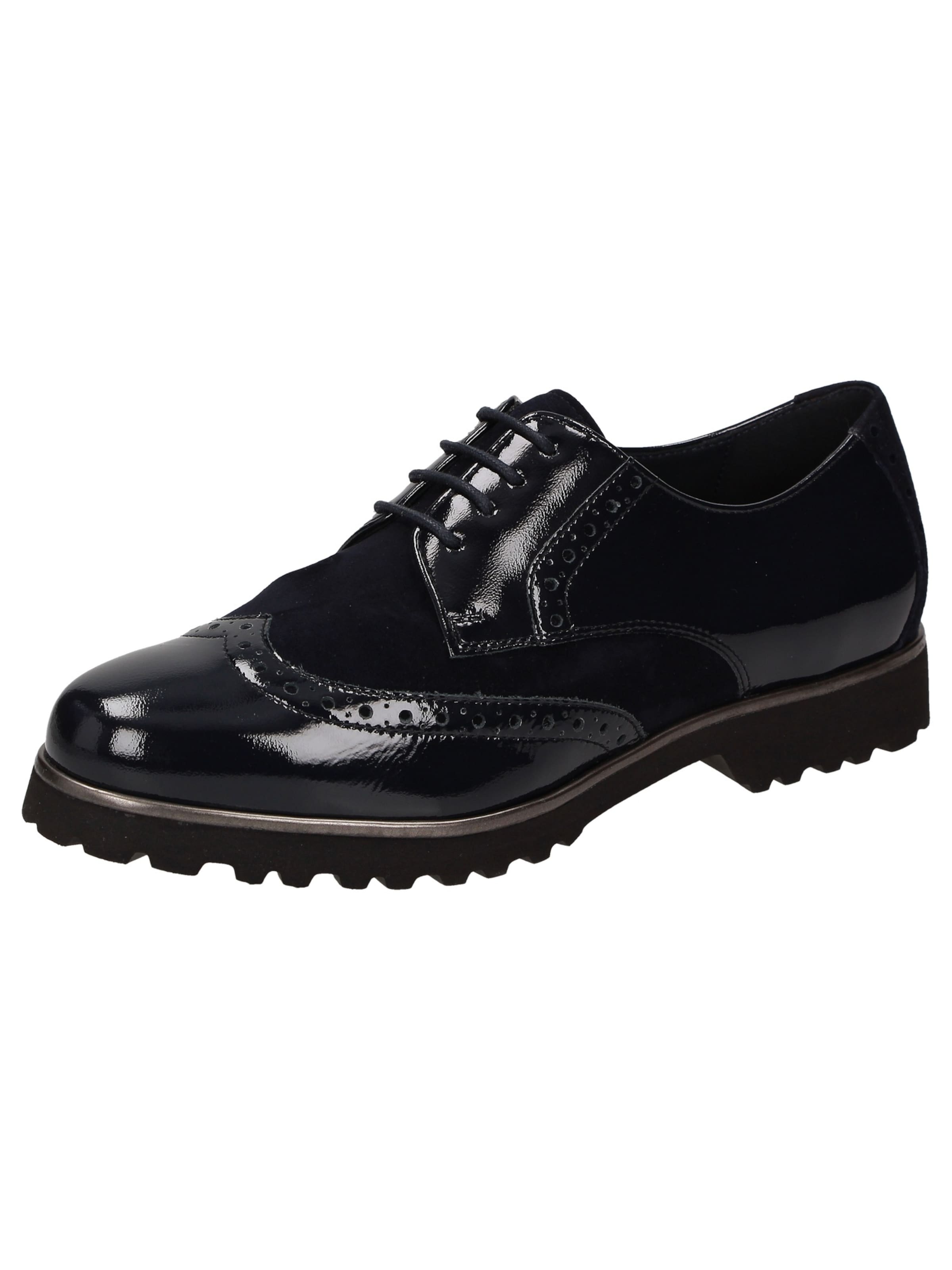 SIOUX Schnürschuh 'Meredith' in Blau: Vorderseite