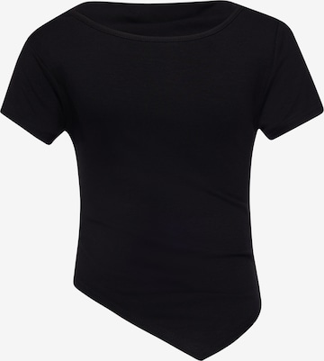 faina - Camiseta en negro: frente