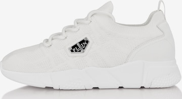 Baskets basses Philipp Plein en blanc : devant