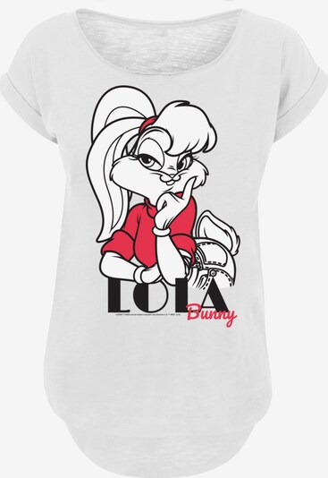 F4NT4STIC Shirt 'Looney Tunes Classic Lola Bunny' in de kleur Rood / Zwart / Wit, Productweergave