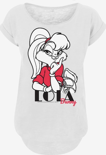 F4NT4STIC Shirt 'Looney Tunes' in rot / schwarz / weiß, Produktansicht