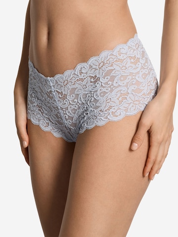 Hanro Panty ' Moments ' in Blau: Vorderseite