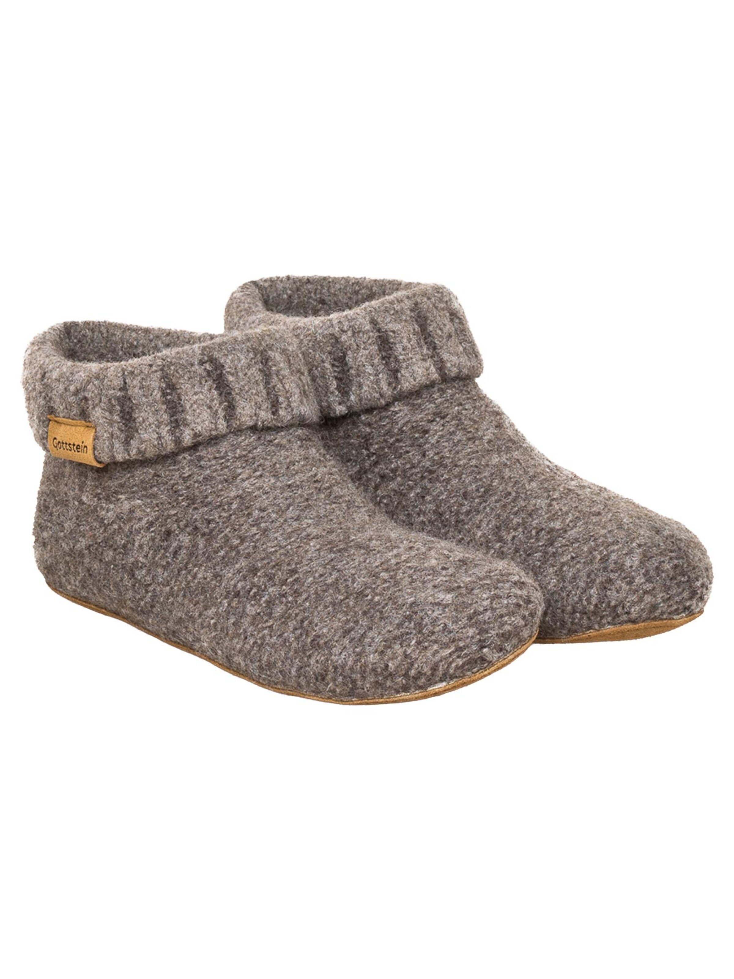 Gottstein Mules 'Knit Boot' in Brown