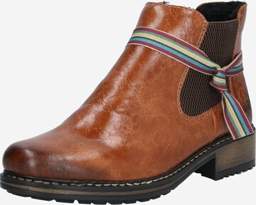 Rieker Chelsea boots in Bruin: voorkant