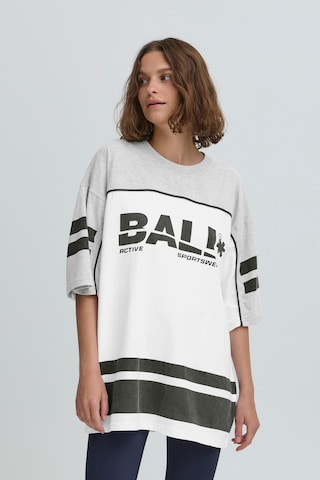 T-shirt Ball en blanc : devant