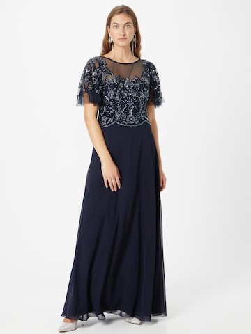 Adrianna Papell Abendkleid in Blau: predná strana