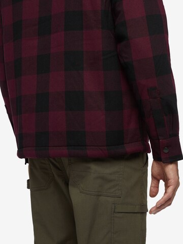 DICKIES Regular fit Overhemd 'SACRAMENTO' in Bruin