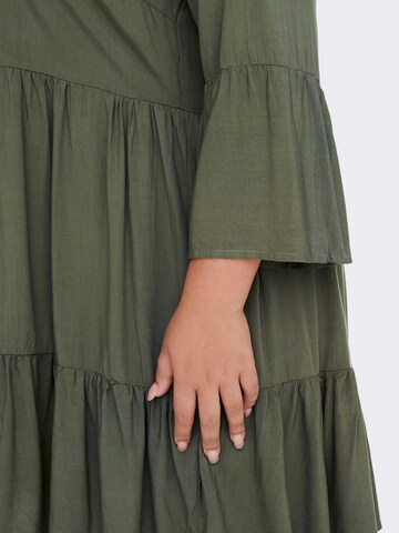 ONLY Carmakoma - Vestido 'Marrakesh' em verde