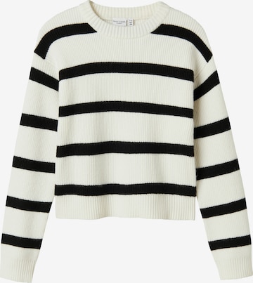 Pull-over 'NKFVNILLA' NAME IT en blanc : devant