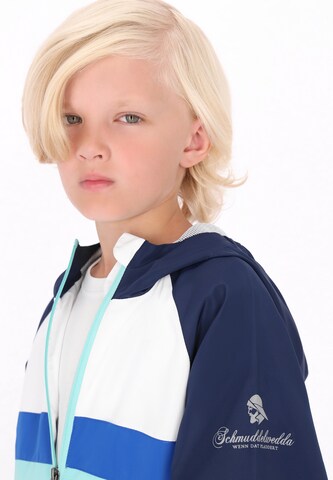 Schmuddelwedda Between-season jacket 'Anorak' in Blue